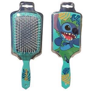DISNEY Stitch Paddle Hair Brush - Blue NEW